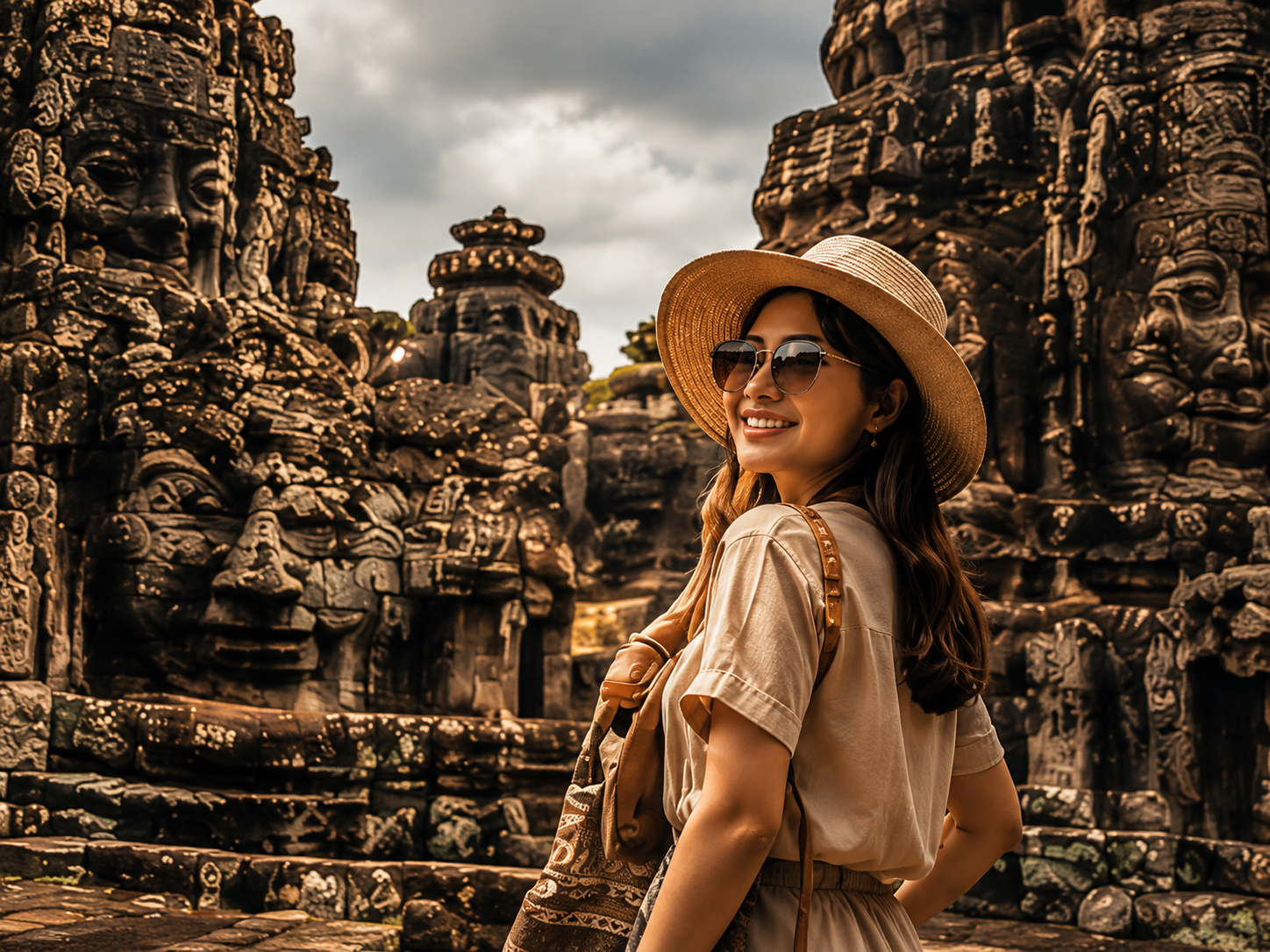 Angkor Wat at sunrise with reflection